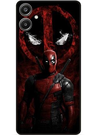 Силиконовый чехол бампер для samsung a07 с рисунком deadpool дэдпул