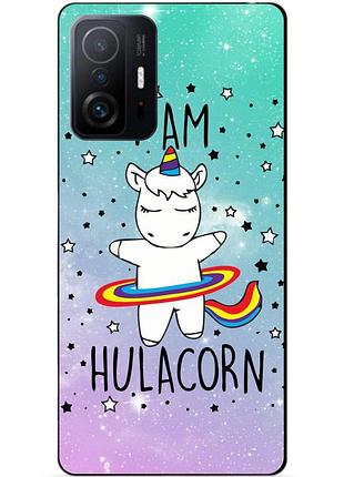 Силіконовий чохол бампер для xiaomi 11t pro з малюнком єдиноріг поні