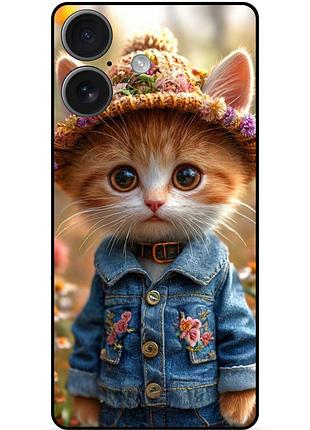 Силіконовий бампер чохол для iphone 17 з малюнком котики