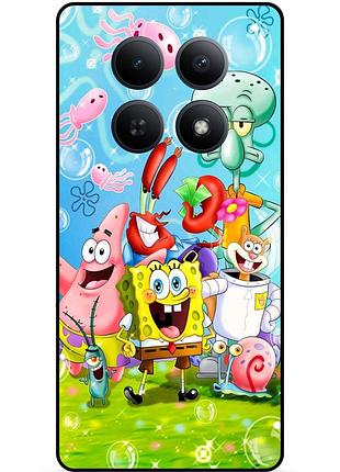 Силіконовий чохол для xiaomi redmi note 15 4g з малюнком sponge bob губка боб