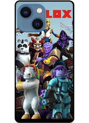 Силіконовий чохол бампер для iphone 14 з малюнком роблокс roblox