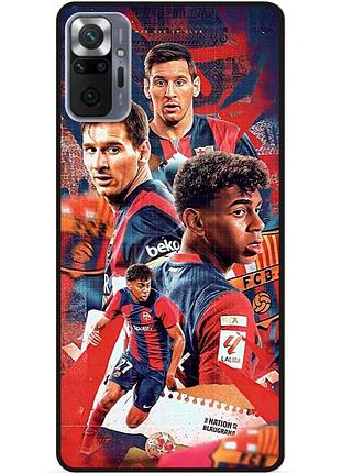 Силіконовий чохол бампер для xiaomi redmi note 10 pro з малюнком ламин ямаль lamine yamal messi