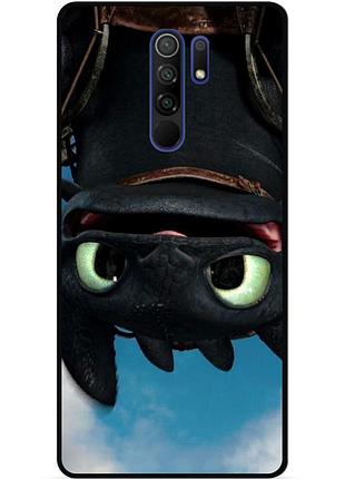 Чехол силиконовый для xiaomi redmi 9 с картинкой как приручить дракона dragon