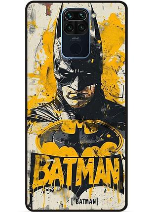 Силіконовий бампер чохол для xiaomi redmi note 9 з малюнком batman dc бэтмен