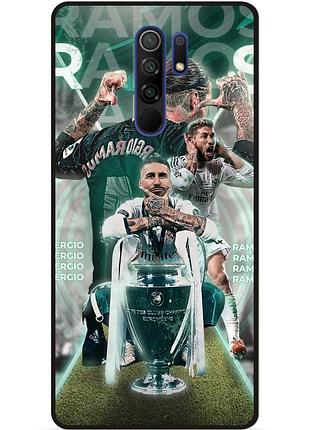 Чехол силиконовый бампер для xiaomi redmi note 8 pro с рисунком серхио рамос sergio ramos