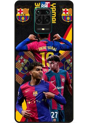 Чехол силиконовый бампер для xiaomi redmi note 9s с рисунком ламин ямаль lamine yamal barcelona
