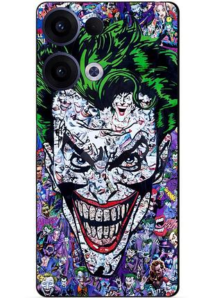 Чехол силиконовый бампер для oppo reno 13 с рисунком джокер joker