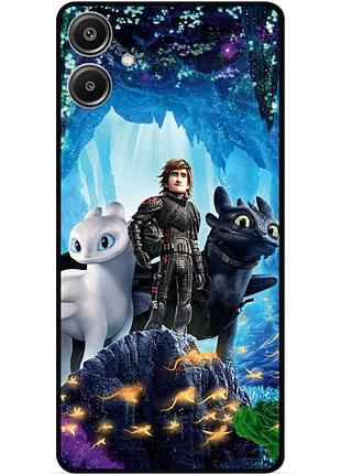 Силіконовий чохол бампер для samsung a05 з малюнком как приручить дракона