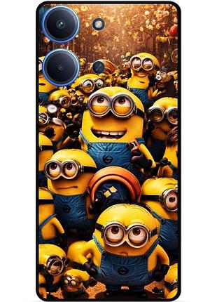 Силиконовый бампер чехол для xiaomi poco c85 с картинкой minion миньоны