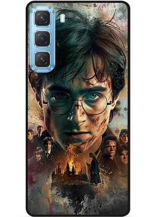 Силиконовый бампер чехол для infinix hot 60 pro (x6885) с рисунком harry potter гарри поттер