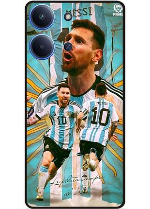 Силиконовый бампер чехол для xiaomi poco c85 с рисунком messi аргентина месси