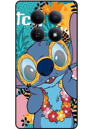 Силиконовый бампер чехол для xiaomi poco m8 5g с рисунком стич stitch