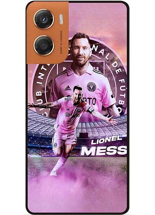 Силіконовий чохол бампер для motorola moto g06 з малюнком leo messi мессі