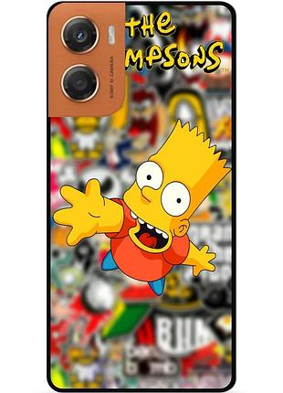 Силіконовий чохол бампер для motorola moto g06 з малюнком стикери гравіті фолз футурама маріо