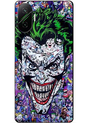 Силіконовий чохол бампер для xiaomi poco f7 з малюнком джокер joker