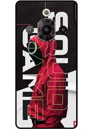 Силиконовый бампер чехол для zte nubia focus pro игра в кальмара