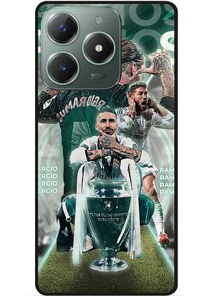 Чехол силиконовый бампер для tecno spark 20c с рисунком серхио рамос sergio ramos