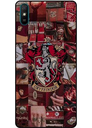 Силиконовый бампер чехол для huawei y5 2019 с рисунком гриффиндор gryffindor гарри поттер harry potter