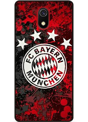 Чехол силиконовый бампер для samsung j4 j4 plus с рисунком bayern бавария мюнхен