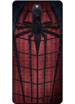 Силіконовий чохол бампер для xiaomi redmi 8 з картинкою людина-павук spider man