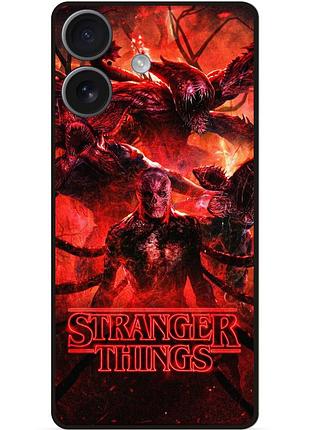 Силиконовый чехол бампер для iphone 17 с рисунком stranger things 10