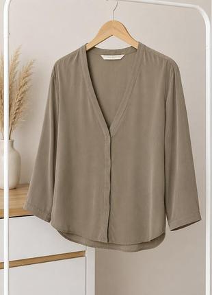 Сорочка zara з 100% шовку роз.s