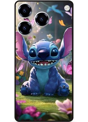 Силіконовий бампер чохол для zte blade a76 стіч stitch
