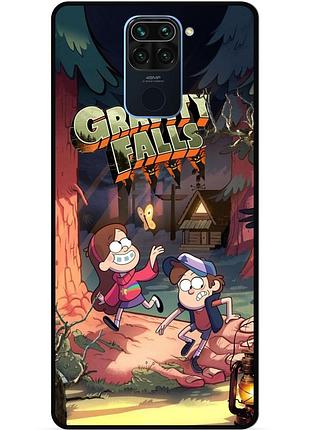 Силіконовий чохол бампер для xiaomi redmi note 9 з малюнком гравіті фолз gravity falls