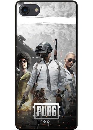 Силіконовий чохол бампер для huawei y5 2018 з малюнком pubg пабг
