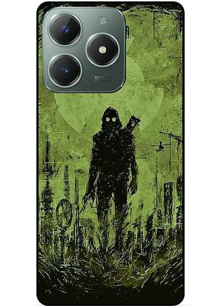 Чехол силиконовый бампер для infinix smart 8 plus (x6526) с картинкой сталкер stalker
