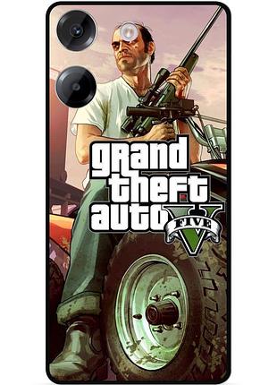 Силіконовий бампер чохол для tecno pova 5 з малюнком gta гта