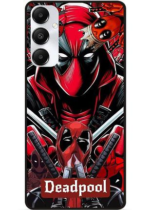 Силиконовый бампер чехол для samsung s24 plus с рисунком deadpool дэдпул