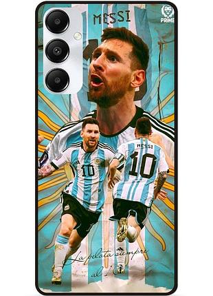 Силіконовий чохол бампер для samsung s24 plus з малюнком messi or мессі
