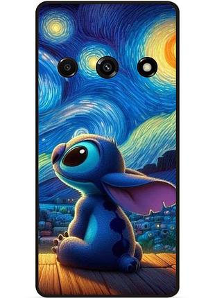 Силиконовый бампер чехол для samsung j3 j320 stitch лило и стич