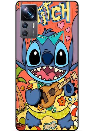 Чехол силиконовый бампер для xiaomi 12t с картинкой стич stitch