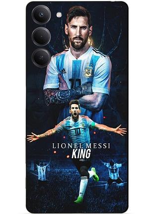 Чехол силиконовый бампер для xiaomi redmi 15 с рисунком messi аргентина месси