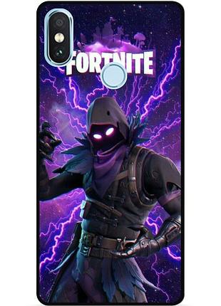 Силіконовий чохол бампер для xiaomi mi 8 з картинкою fortnite фортнайт