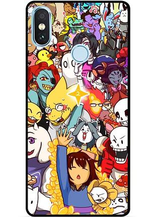 Силіконовий чохол бампер для xiaomi mi 8 з малюнком undertale андертейл