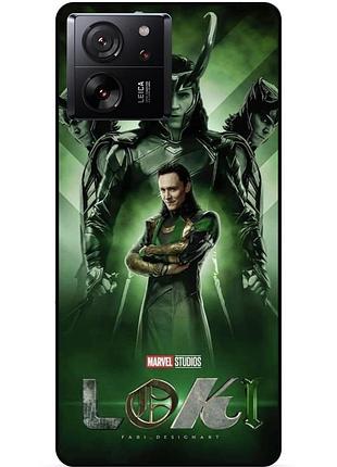 Чехол силиконовый бампер для xiaomi 13t pro с рисунком loki marvel