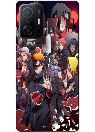 Силіконовий чохол бампер для xiaomi 11t pro з малюнком наруто naruto аніме