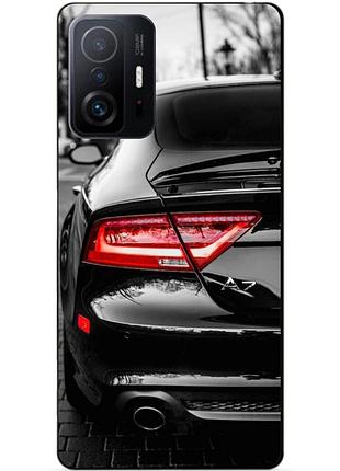 Чехол силиконовый бампер для xiaomi 11t pro с рисунком audi ауди машина авто