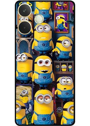 Силіконовий чохол бампер для oppo a5 pro з малюнком міньйони minion