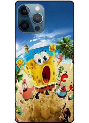 Силиконовый чехол губка боб sponge bob спанч боб для xiaomi samsung motorola nokia iphone zte vivo oppo realme спанч боб 24
