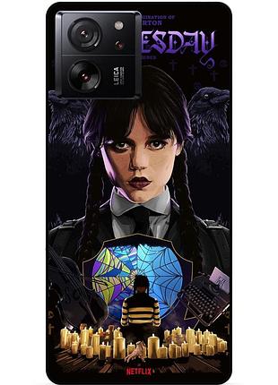Силиконовый чехол для xiaomi 13t скелет череп