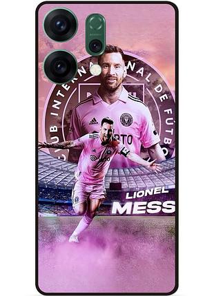 Силіконовий чохол бампер для oppo reno 14 з малюнком leo messi мессі