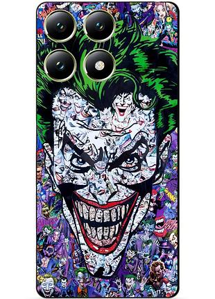 Силіконовий чохол бампер для xiaomi 14t pro з малюнком джокер joker