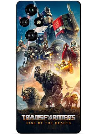 Силіконовий чохол бампер для huawei honor 200 з картинкою звіробої трансформери transformers