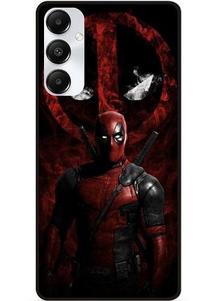 Силиконовый чехол бампер для samsung s25 с рисунком deadpool дэдпул