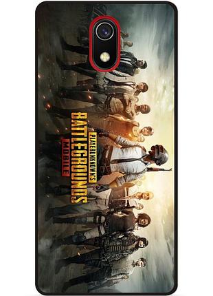 Силіконовий чохол бампер для samsung j7 j730 з малюнком пабг pubg