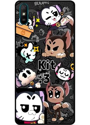 Чехол силиконовый бампер для huawei y5 2019 с рисунком бравл кит brawl kit